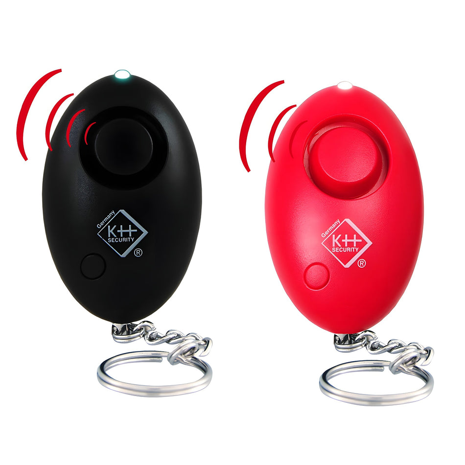 Keychain alarm (with LED light) - Black