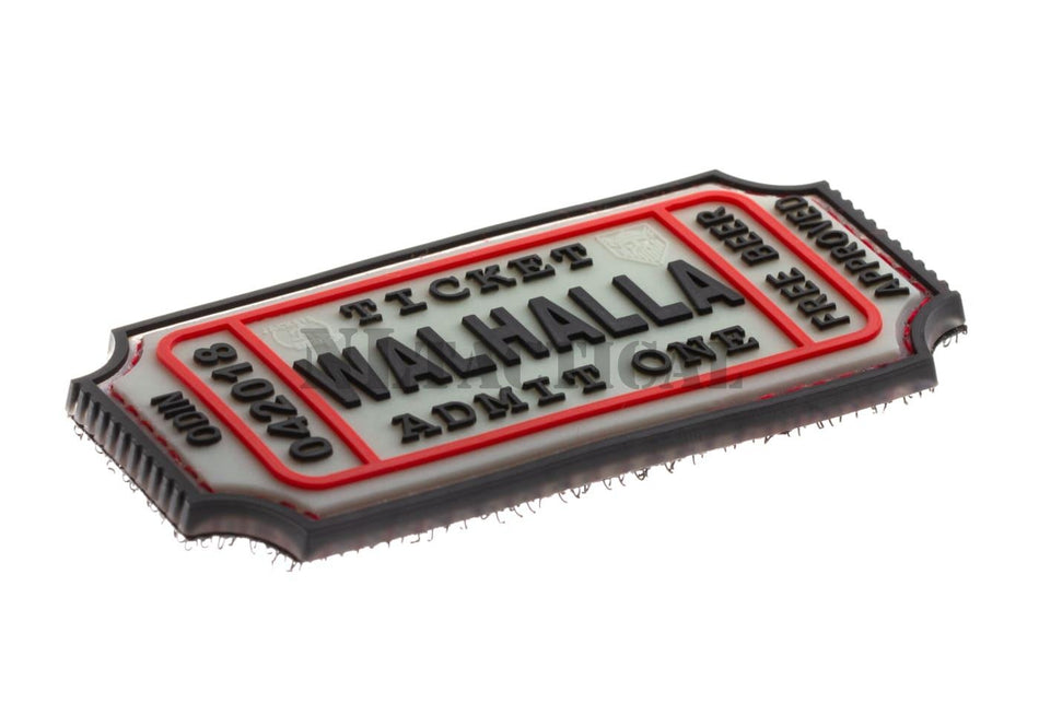 Large Walhalla Ticket Rubber Patch
