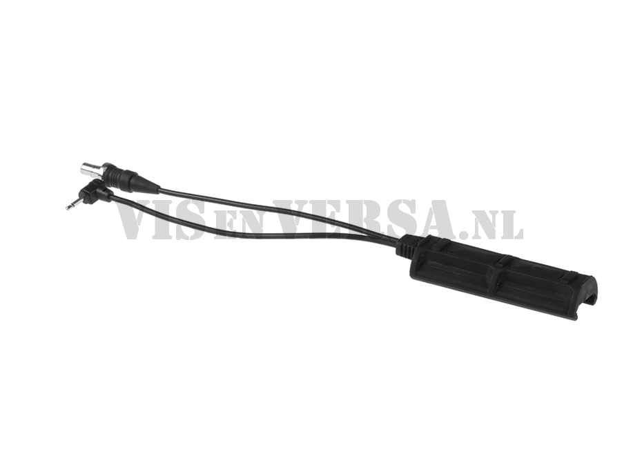 Remote-Doppelschalter, 2-Stecker – Schwarz