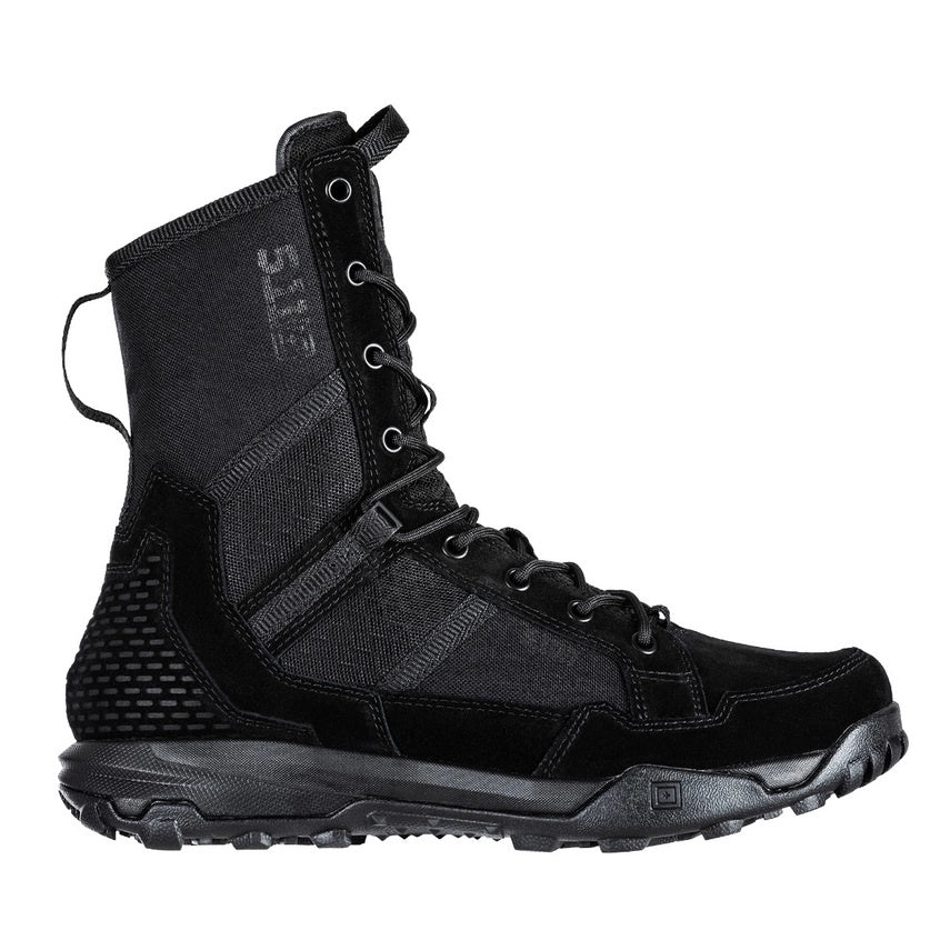 A/T 8"-Stiefel ohne Reißverschluss – Schwarz