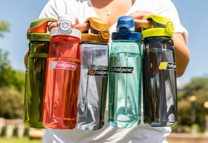 Nalgene OTF 24oz Sustain Bottle Charcoal Lime
