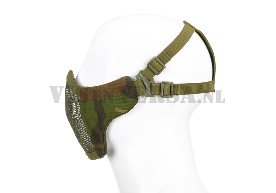 Mk.II Steel Half Face Mask - Woodland