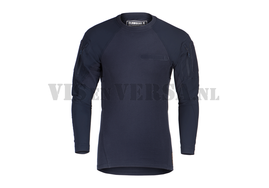 Claw Gear Instructor Shirt MK II LS – Marineblau