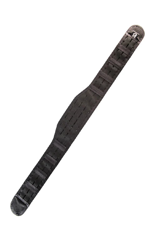 Laser Slim-Grip Padded Belt Slotted - Black