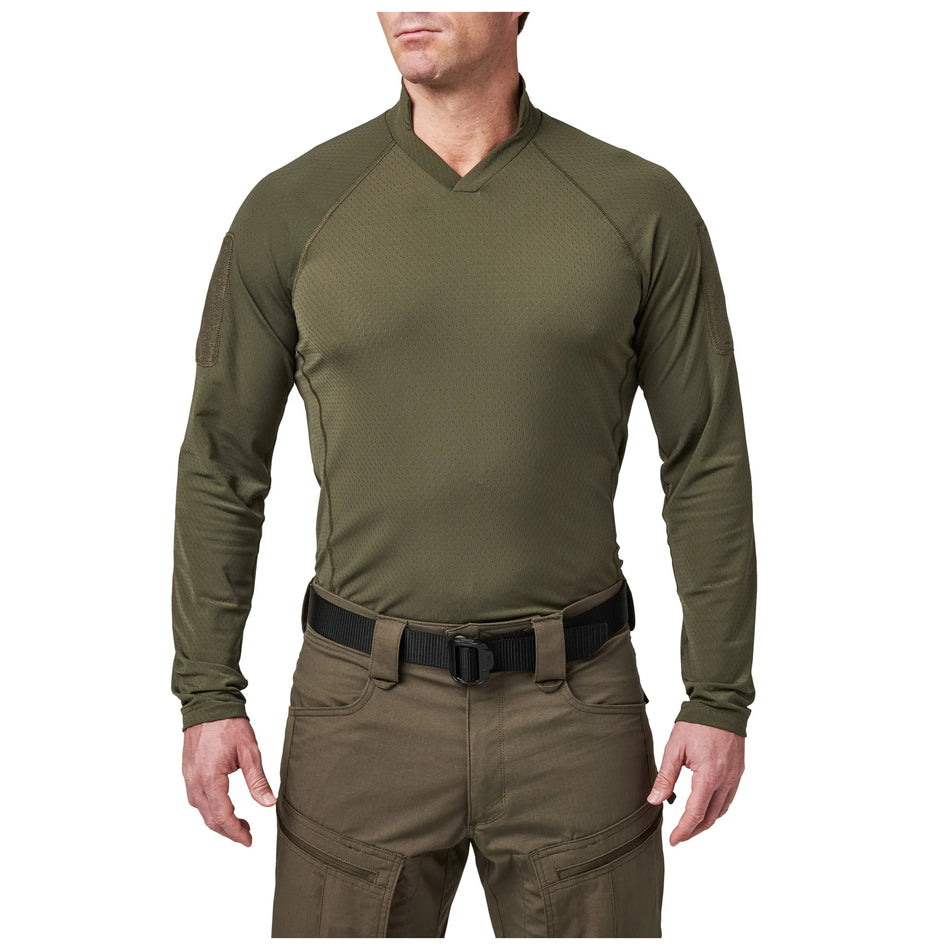 V.XI Sigurd Langarmshirt - Rangergrün