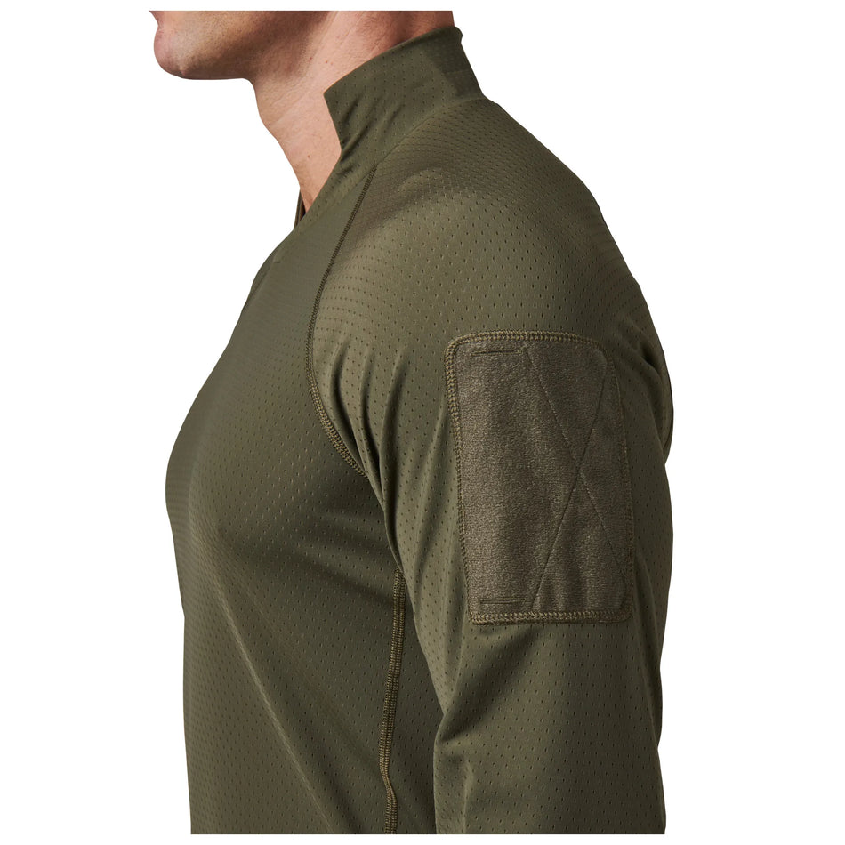 V.XI Sigurd Langarmshirt - Rangergrün