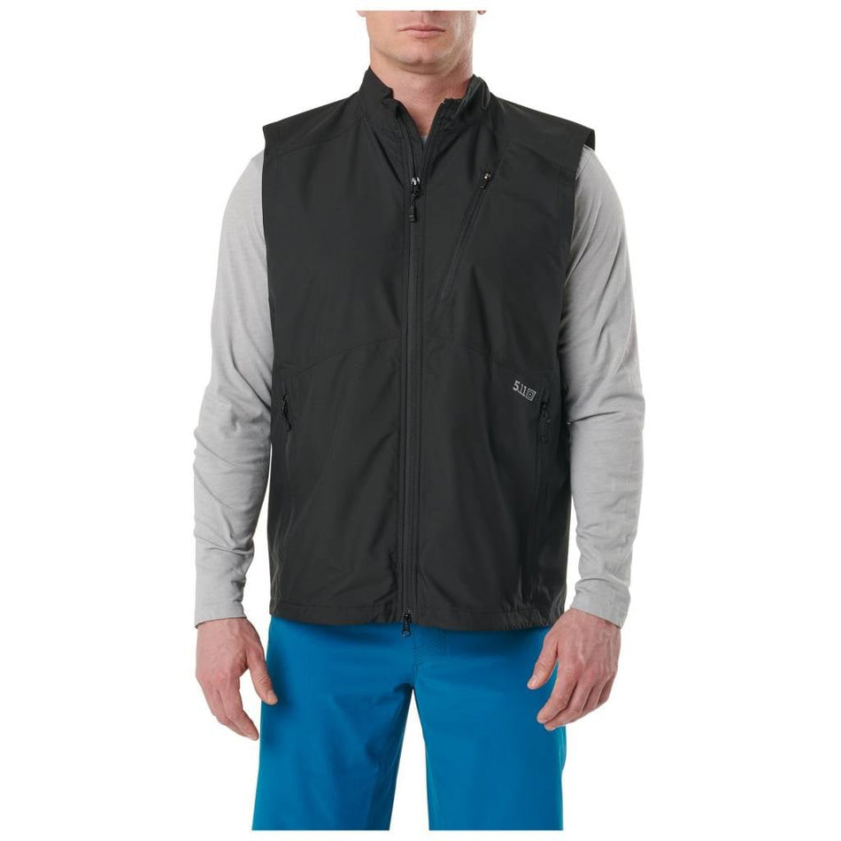 Cascadia Windbreaker Vest - Black