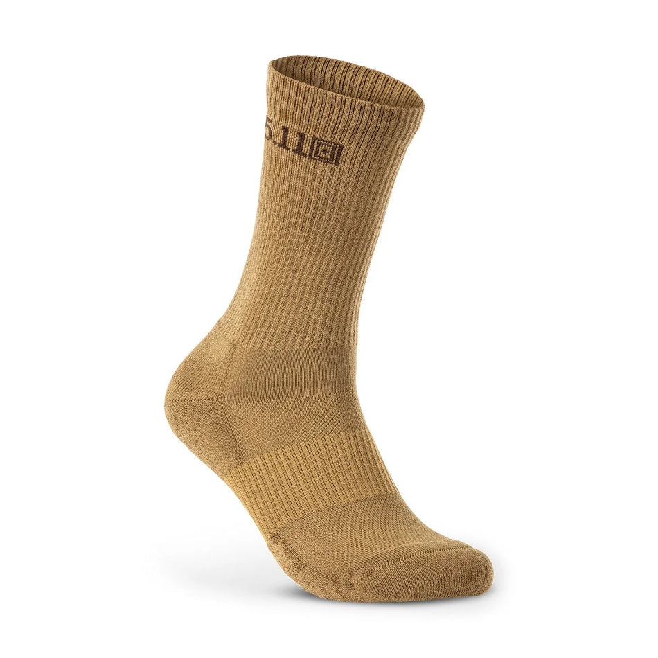 Duty Ready Basic Crew Socks 4 Pack - Dark Coyote
