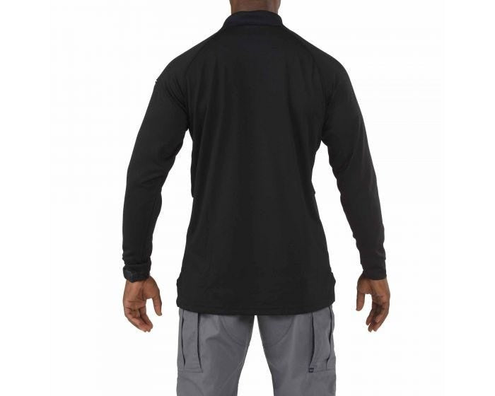 Performance Long Sleeve Polo - Black