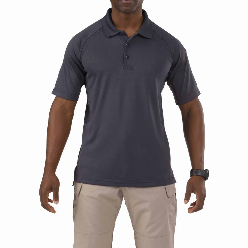 Performance-Kurzarm-Poloshirt - Anthrazit