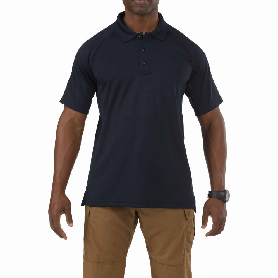 Performance Short Sleeve Polo - Dark Navy