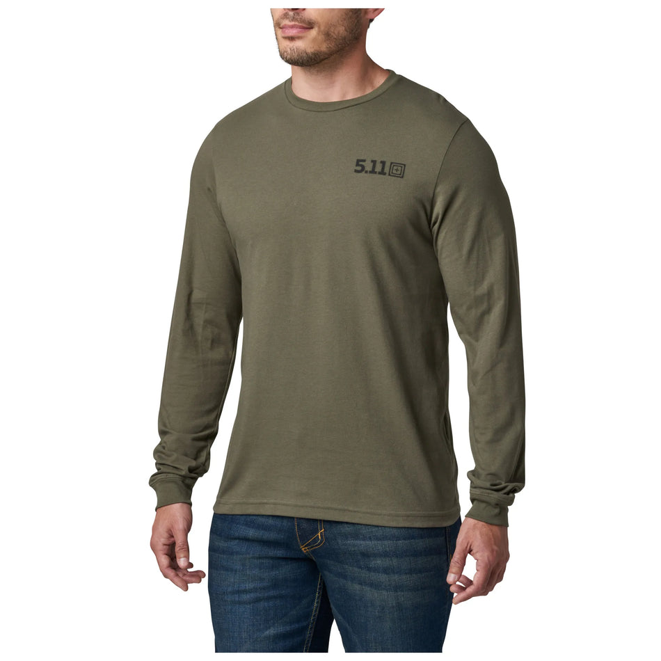 Served Fresh Langarmshirt - Rangergrün