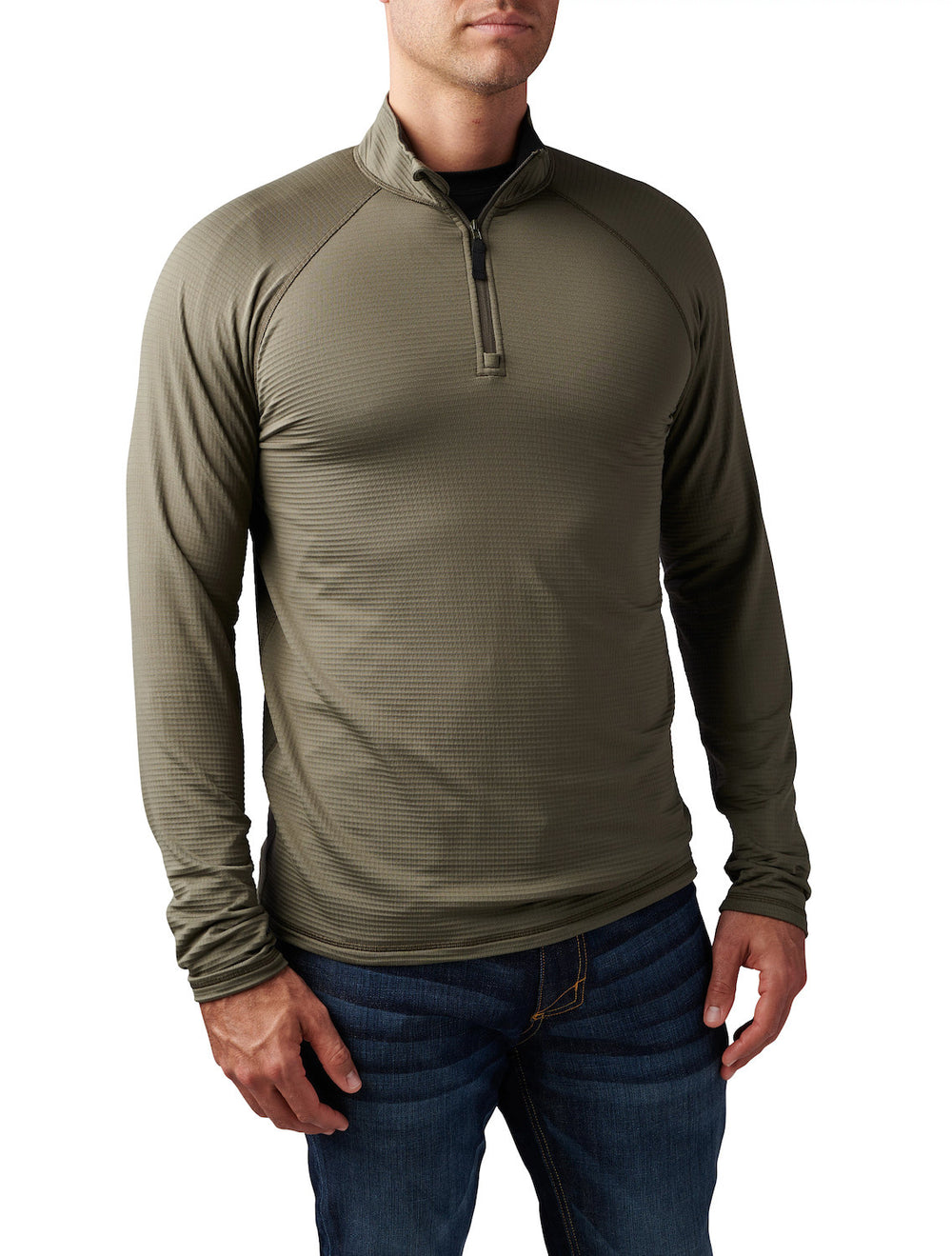 5.11 Tactical Stratos 1/4 Zip - Ranger Green