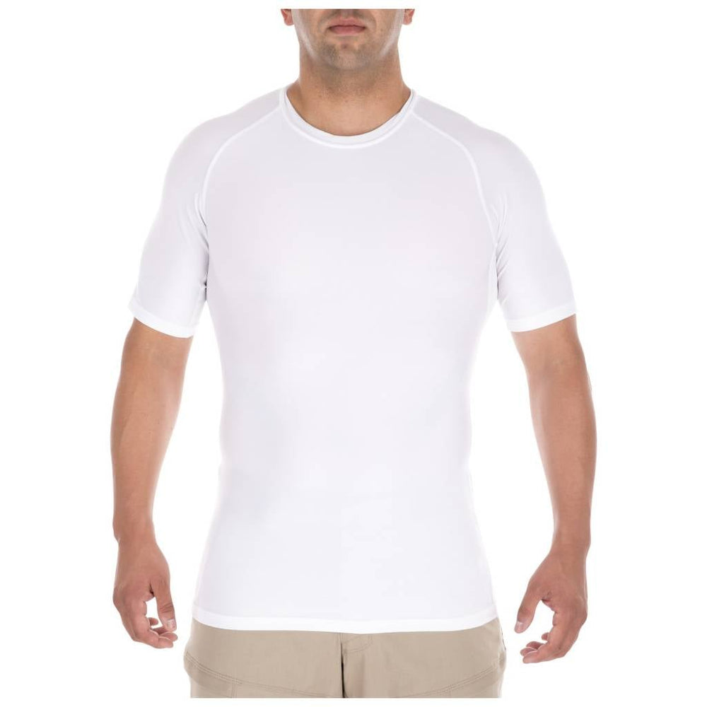 Tight Crew Short Sleeve Shirt - White