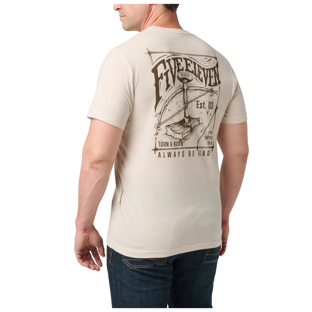 Turn and Burn Tee - Sand Dune