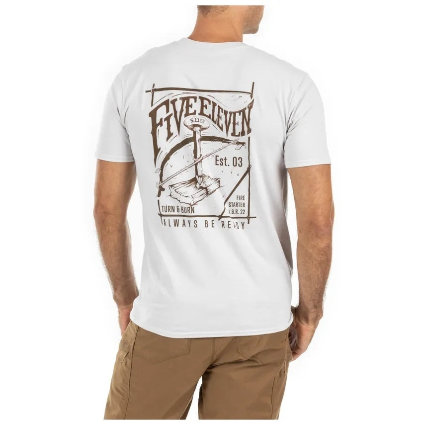 Turn and Burn Tee - Steam