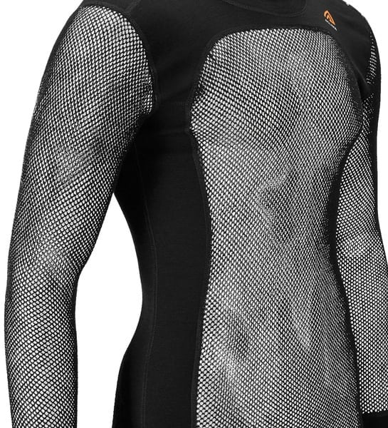 WoolNet Original Crewneck M's – Tiefschwarz