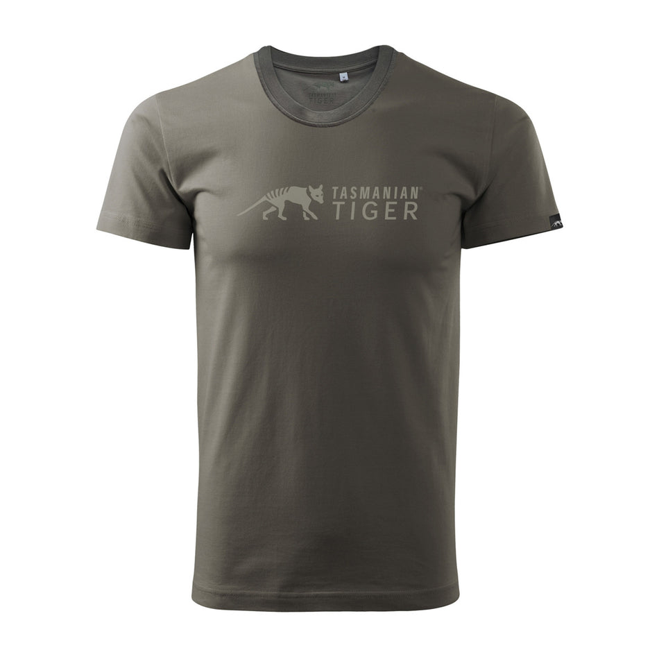 TT Logo Shirt - Stone Grey Olive