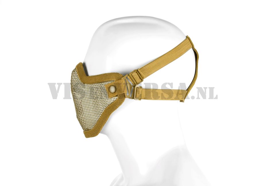 Steel Half Face Mask - Tan