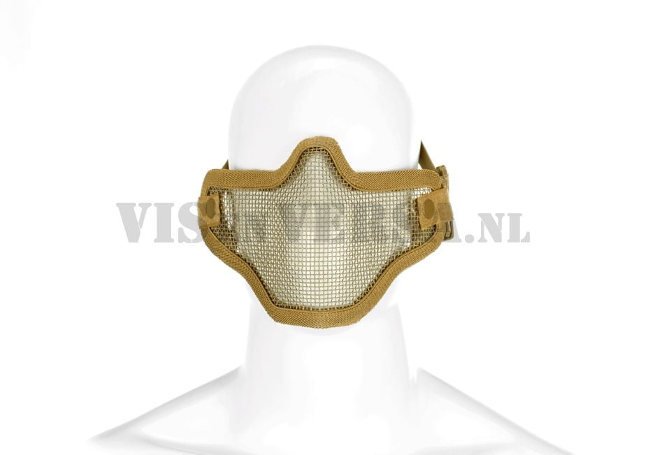 Steel Half Face Mask - Tan