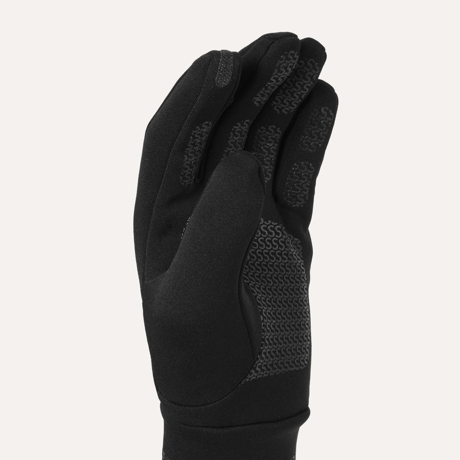 Acle wasserabweisender Nano-Fleece-Handschuh - Schwarz