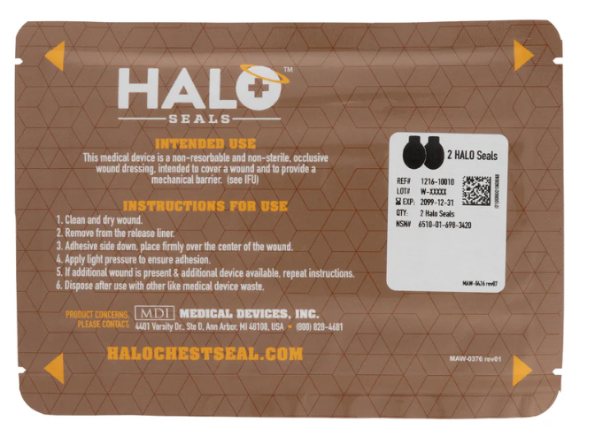 HALO Chest Seal IFAK 2-Pack