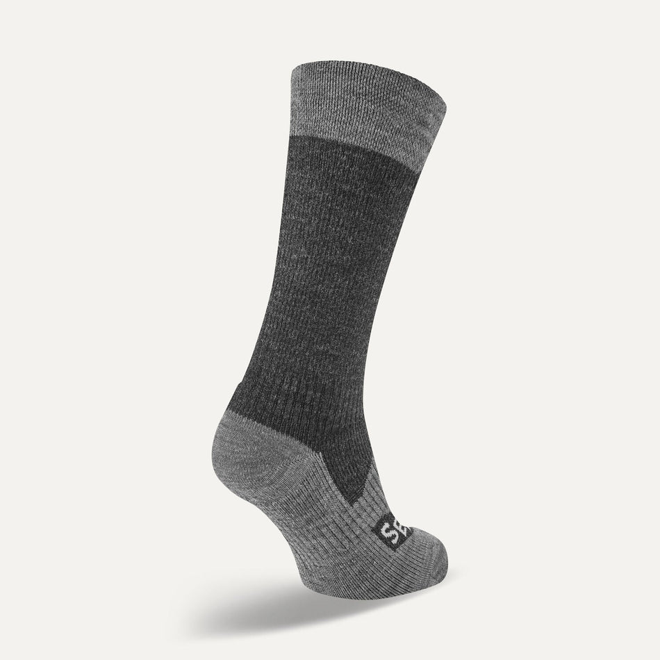 Raynham wasserdichter Allwetter-Mid-Length-Socken - Schwarz