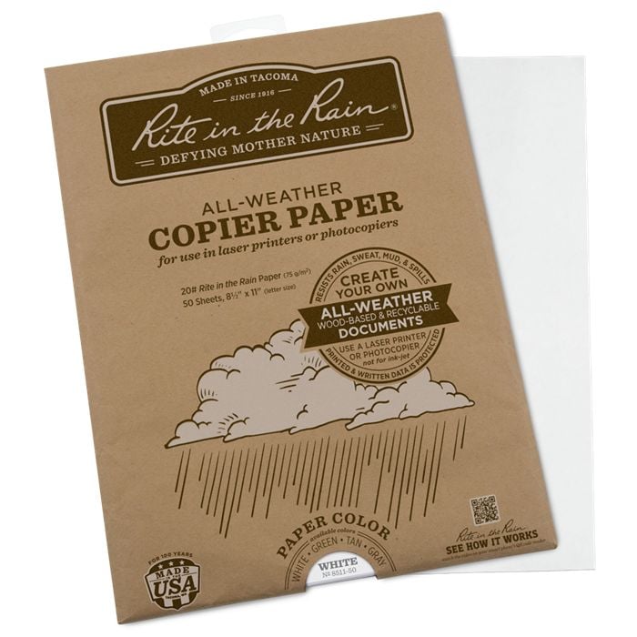 All-Weather Copier Paper A4 50 sheets - Gray