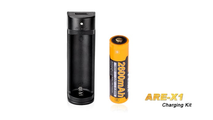 ARE-X1 18650-Ladekit mit 2600mAh Akku
