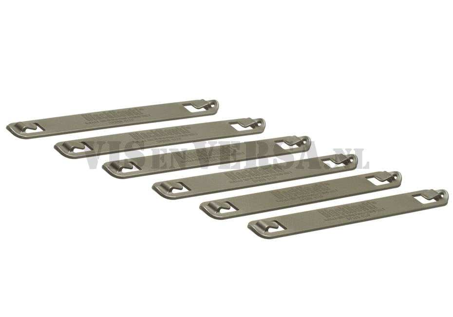 7 Inch Speed Clips 6pcs - Olive Drab