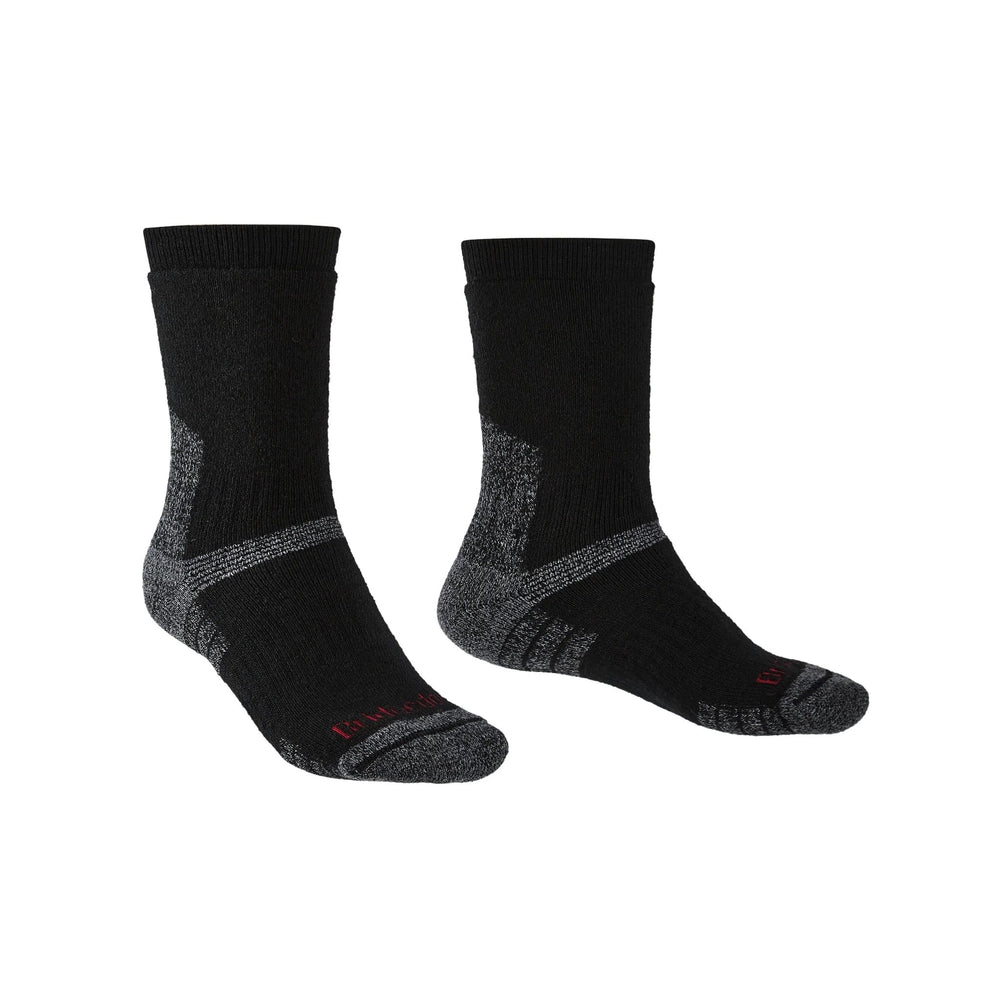 Leistungsstarker Merino-Stiefel – Schwarz