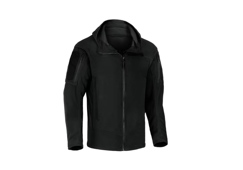 Lynx Fleece-Hoodie – Schwarz