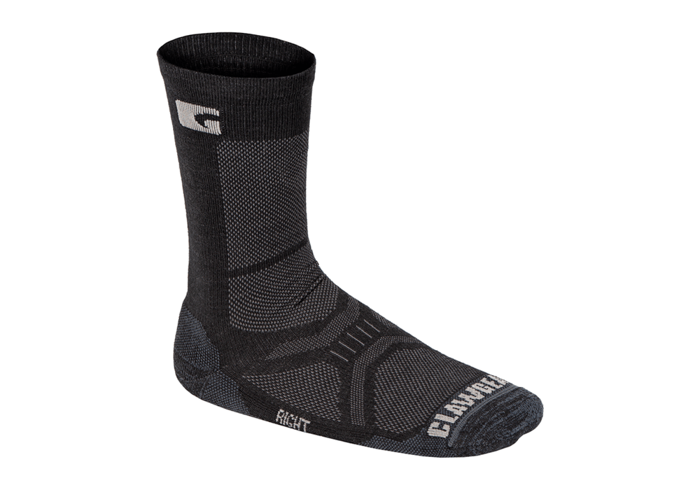Claw Gear Merino Crew Socks Black