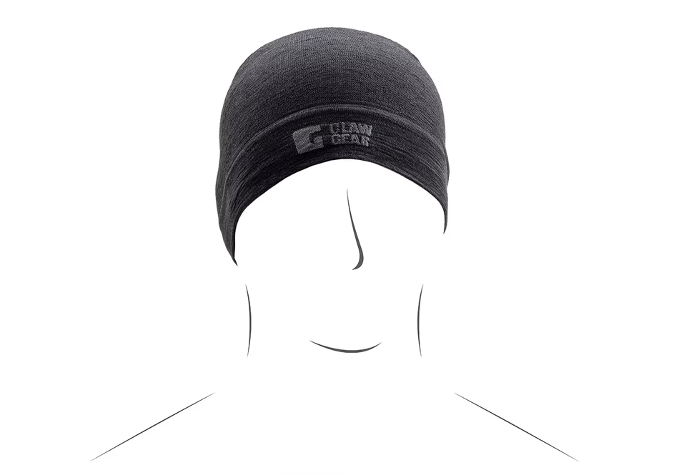 Merino Seamless Beanie - Black