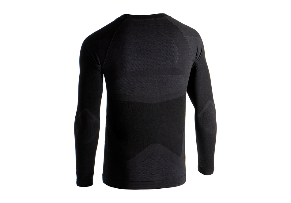 Claw Gear nahtloses Merino-Shirt LS – Schwarz