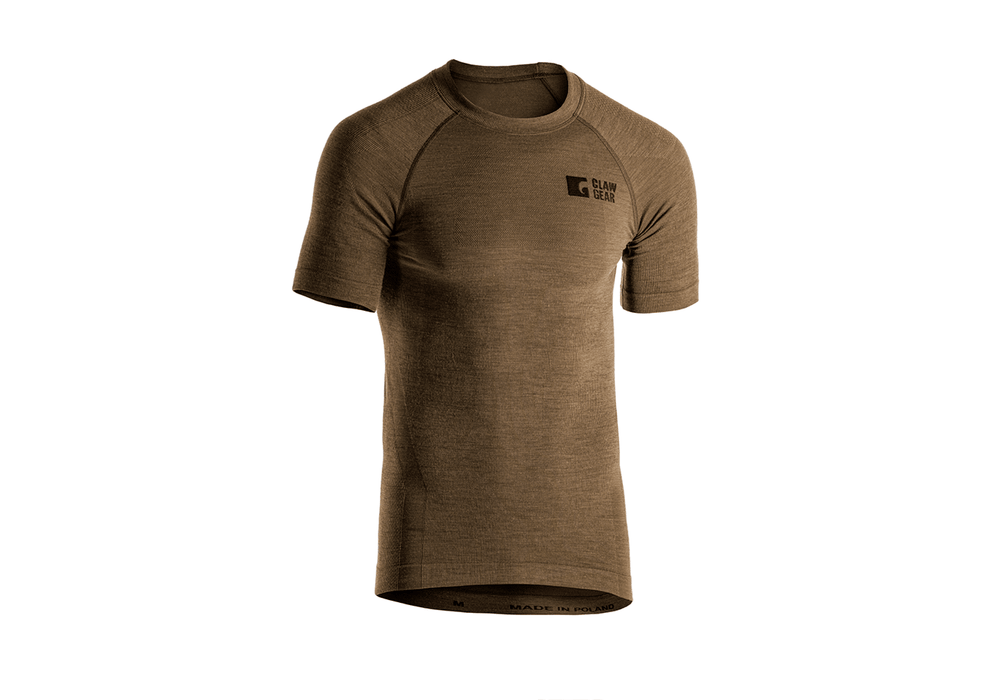 ClawGear Merino Seamless Shirt SS - Stonegrey Olive