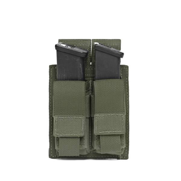 Elite OPS Direct Action Double 9mm Pistol Pouch - Olive Drab