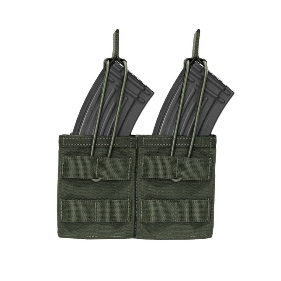 Doppeltes offenes MOLLE-AK-7,62-mm-Pouch – Olive Drab