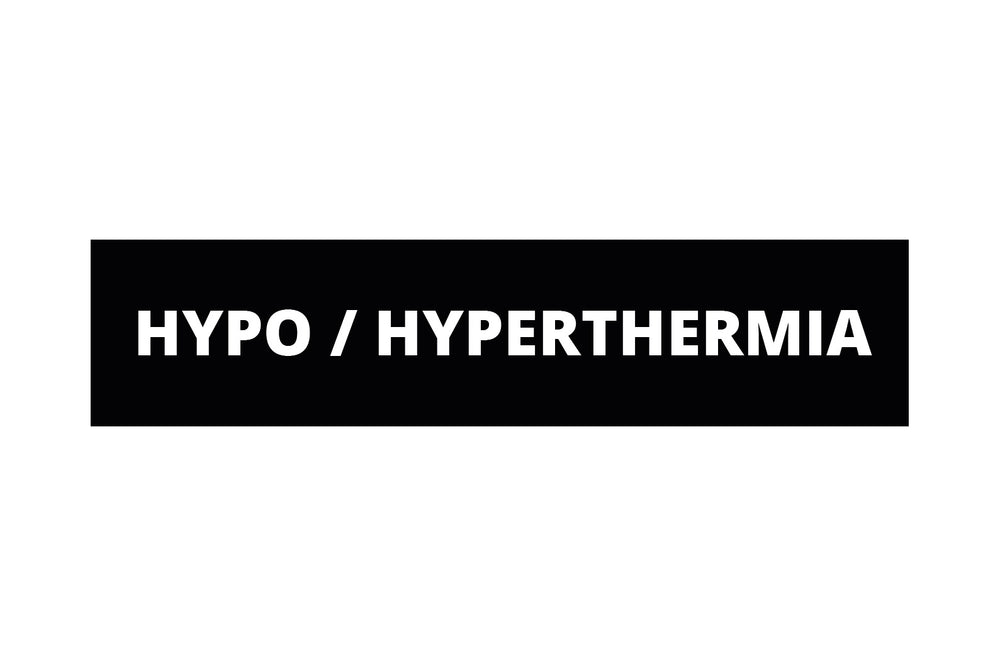 Hypo-/Hyperthermie-Aufnäher