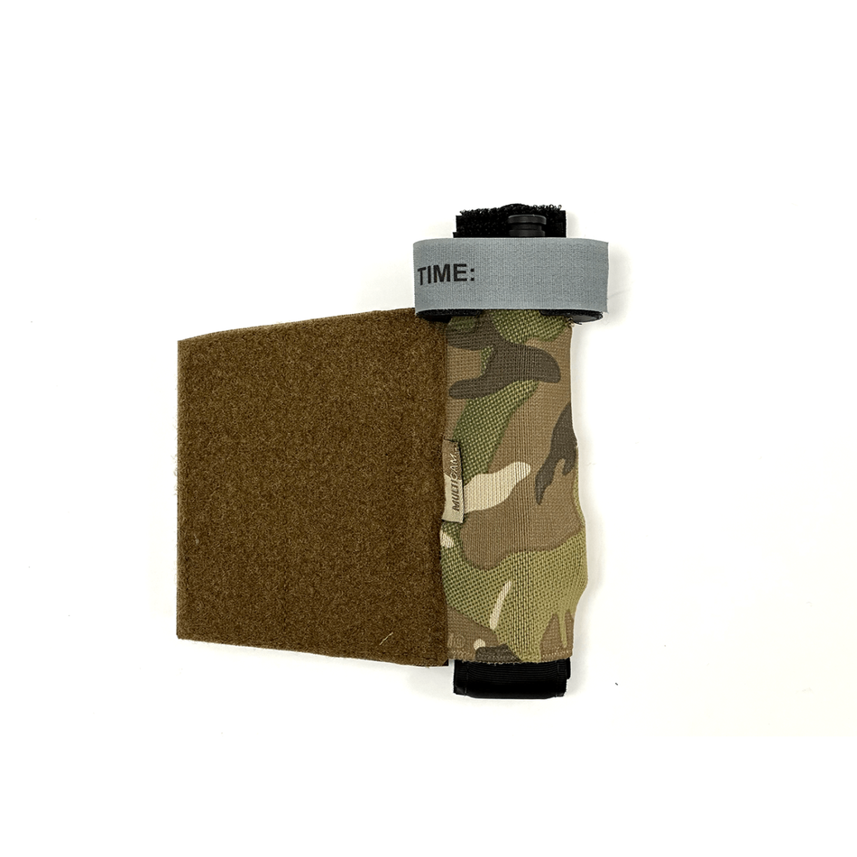 Warrior Laser Cut Wing Velcro Universal Tourniquet Holder - MultiCam