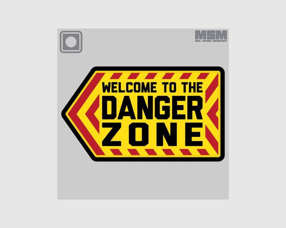 Danger Zone PVC Patch - Full Color