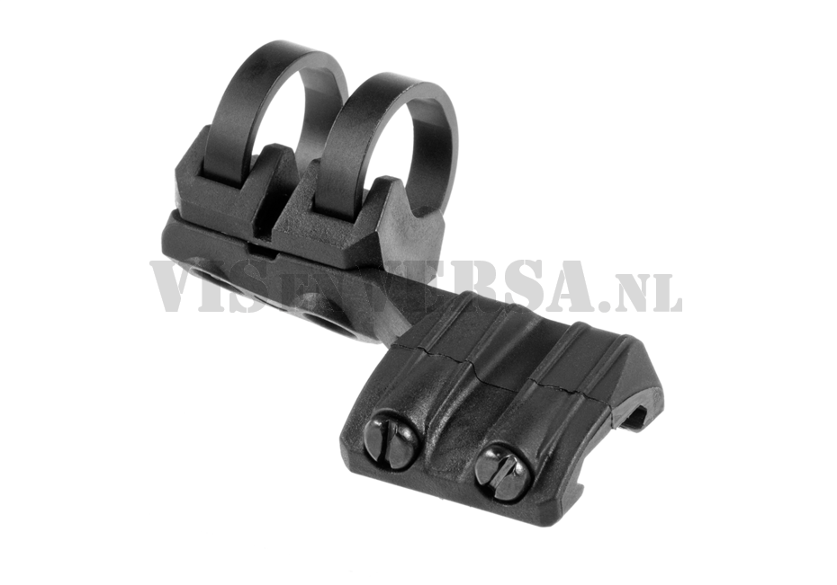 Rail Light Mount Left - Black