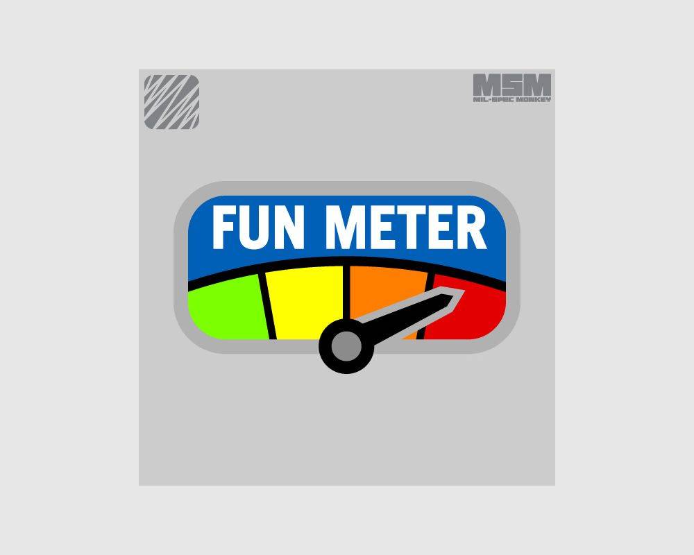 Spaßmesser-Patch