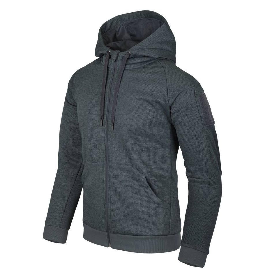 Urban Tactical Hoodie (FullZip) - Black / Grey