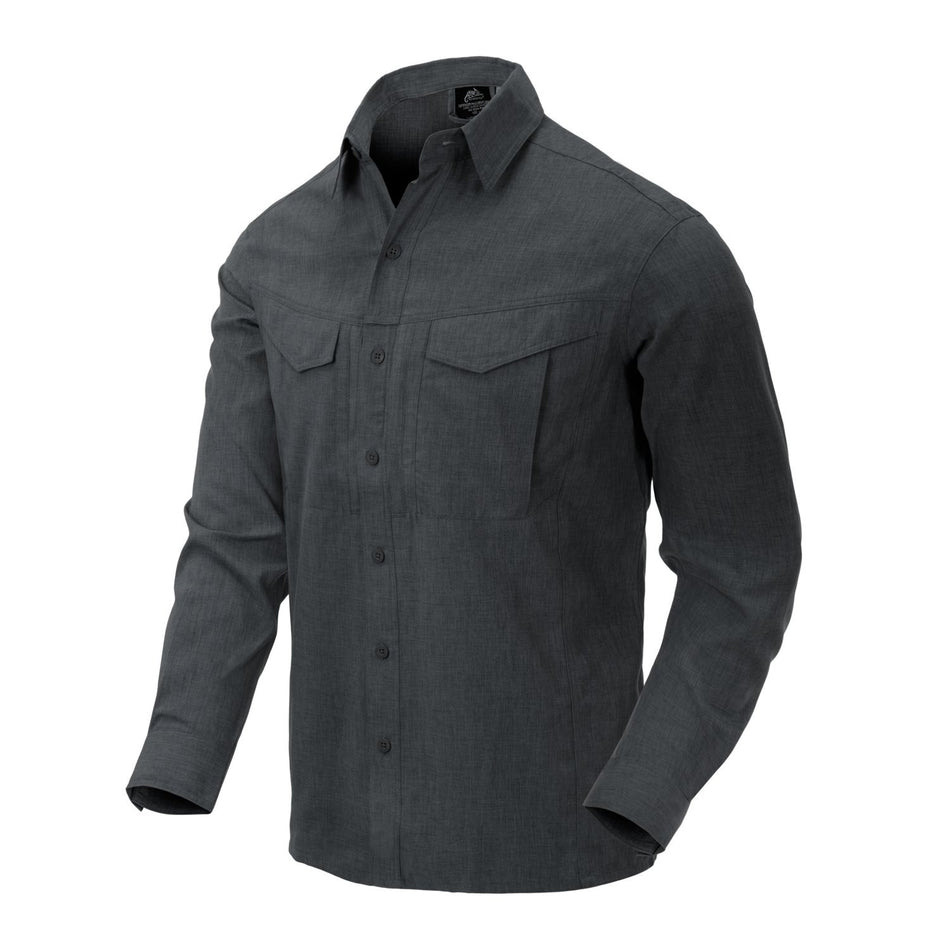 Defender MK2 Gentleman Shirt - Black/Grey Melange