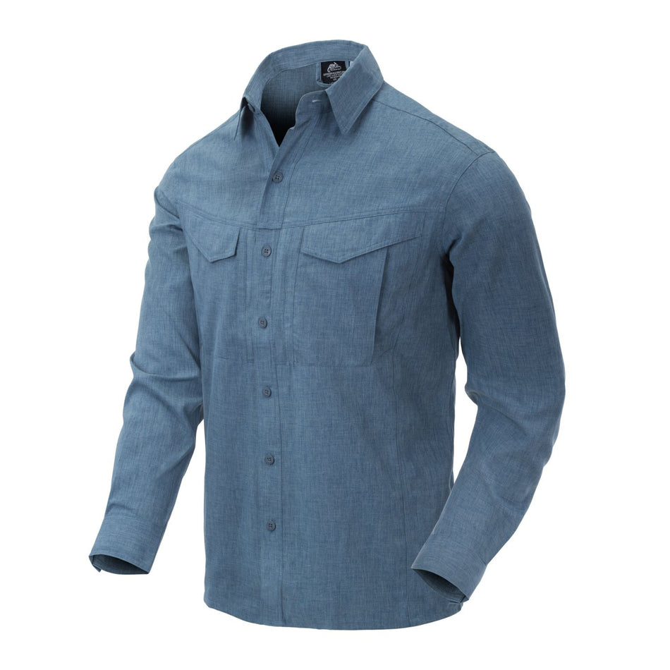 Defender MK2 Gentleman Shirt - Melange Blue