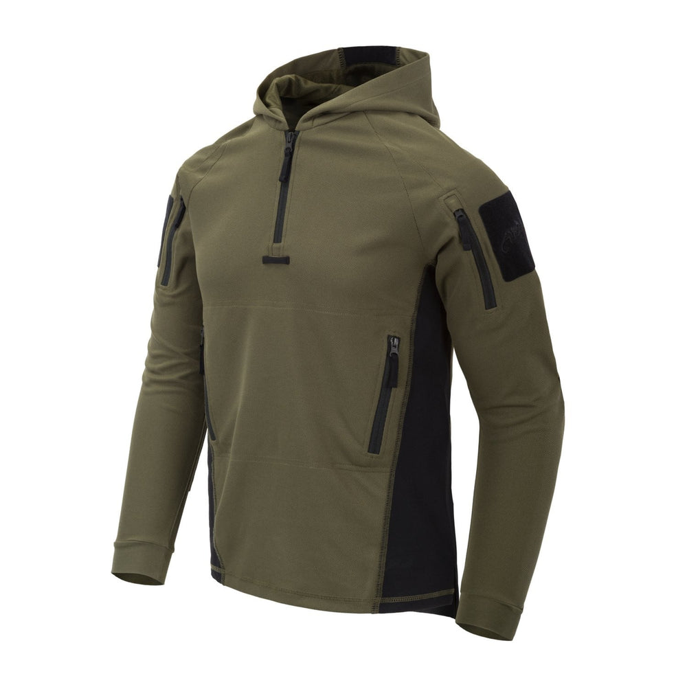 Range-Hoodie – TopCool – Olivgrün/Schwarz