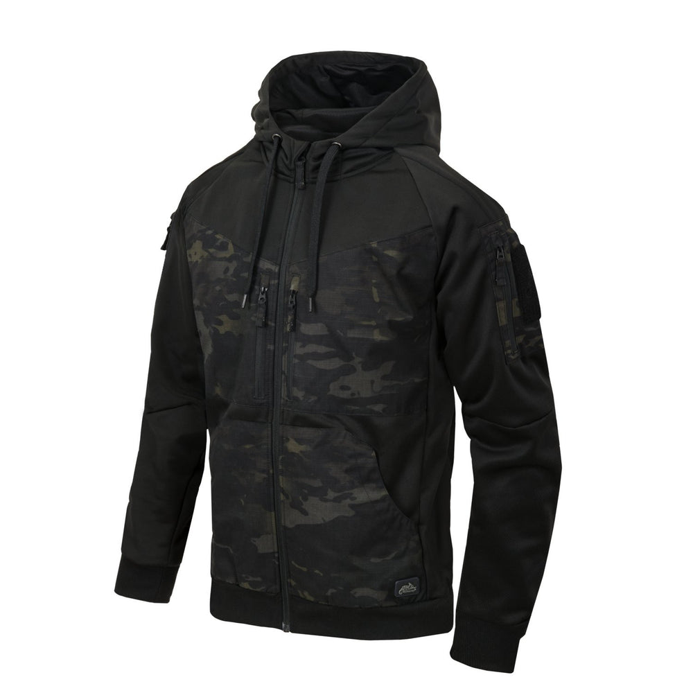Rogue-Hoodie (FullZip) – Schwarz/MultiCam Black