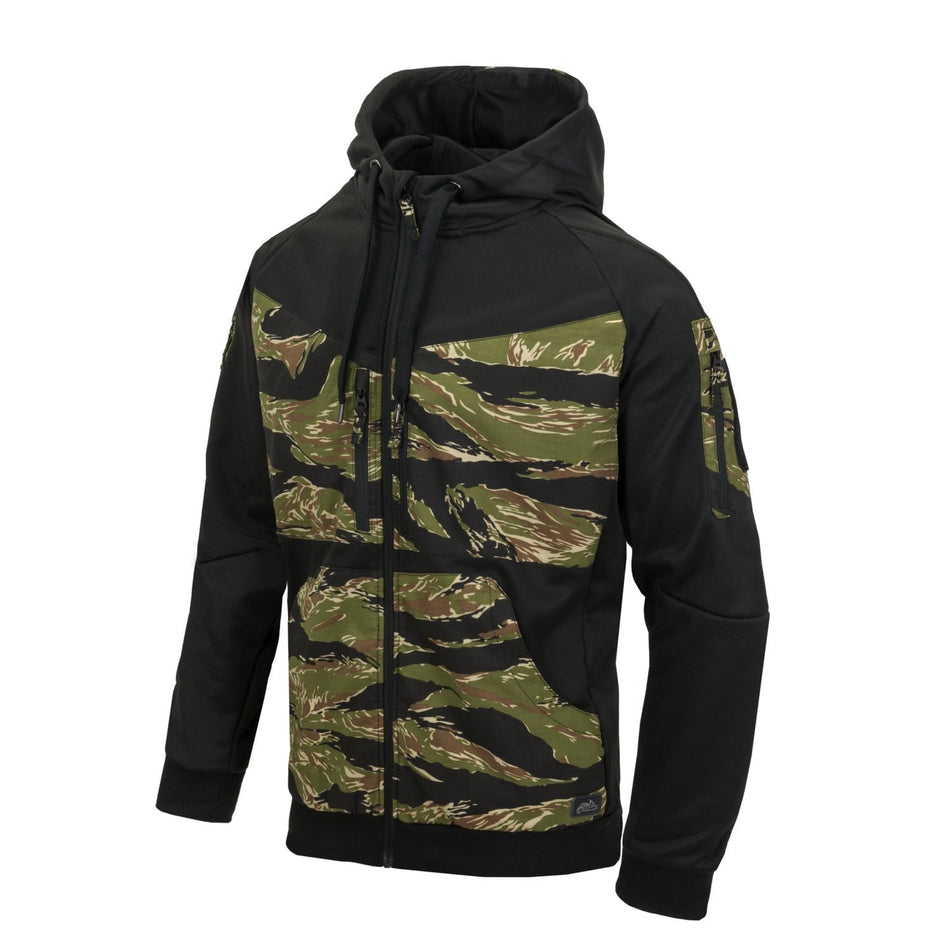 Rogue Hoodie (Full Zip) - Black/Tiger Stripe