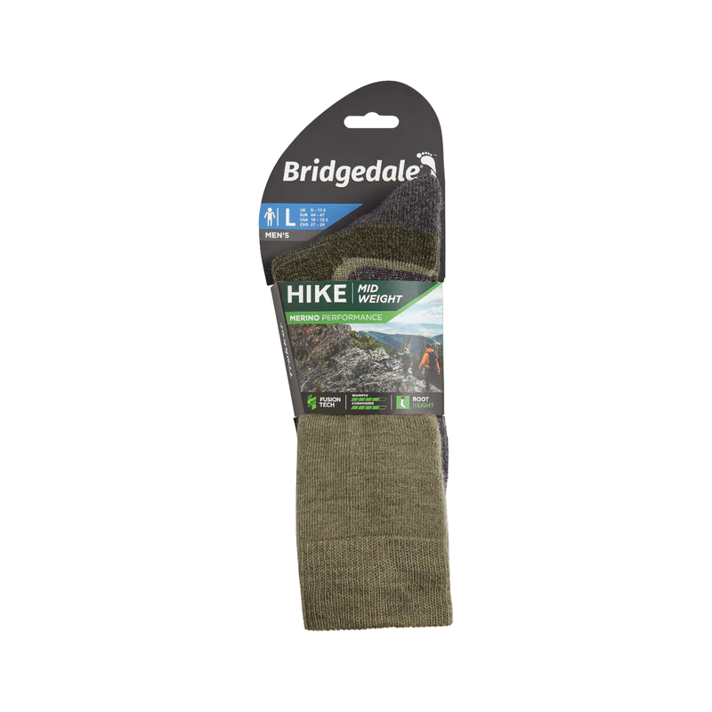 Hike Midweight Merino Performance Boot - Green